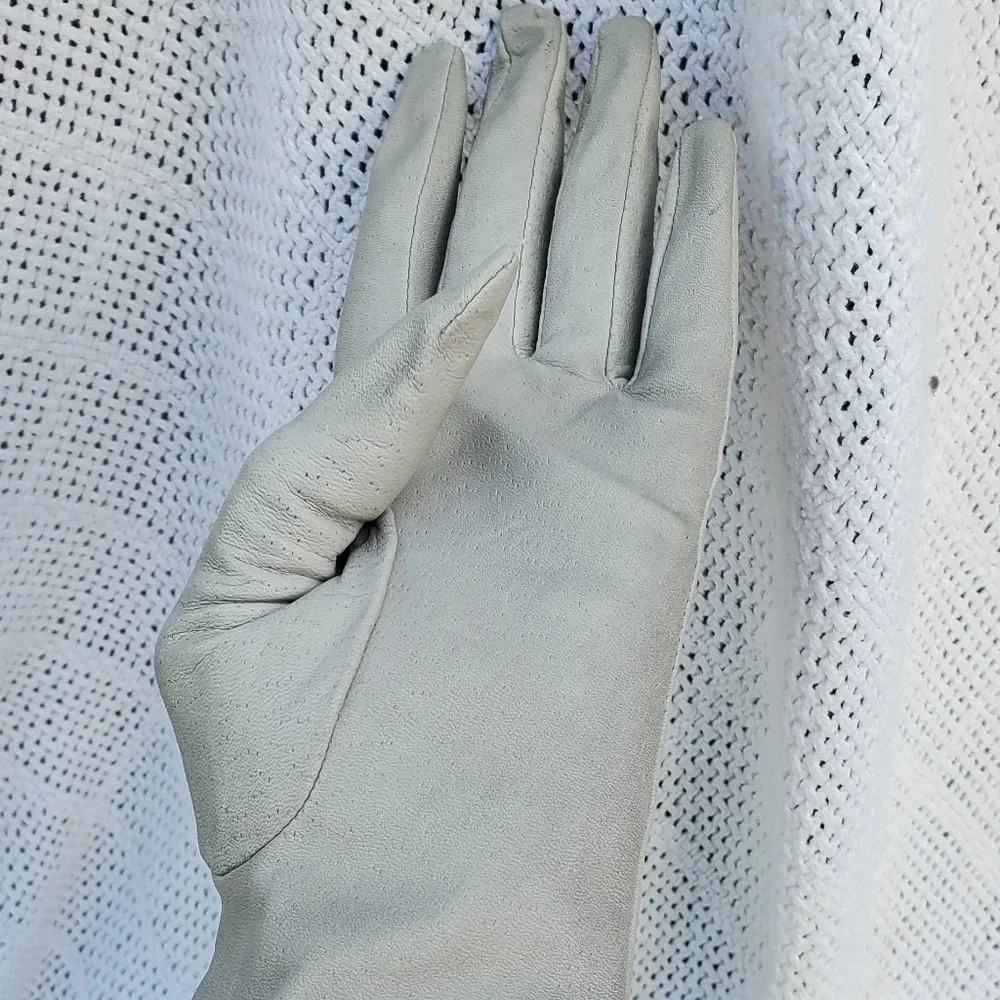 Vintage Light leather gloves‎ 8 NWT